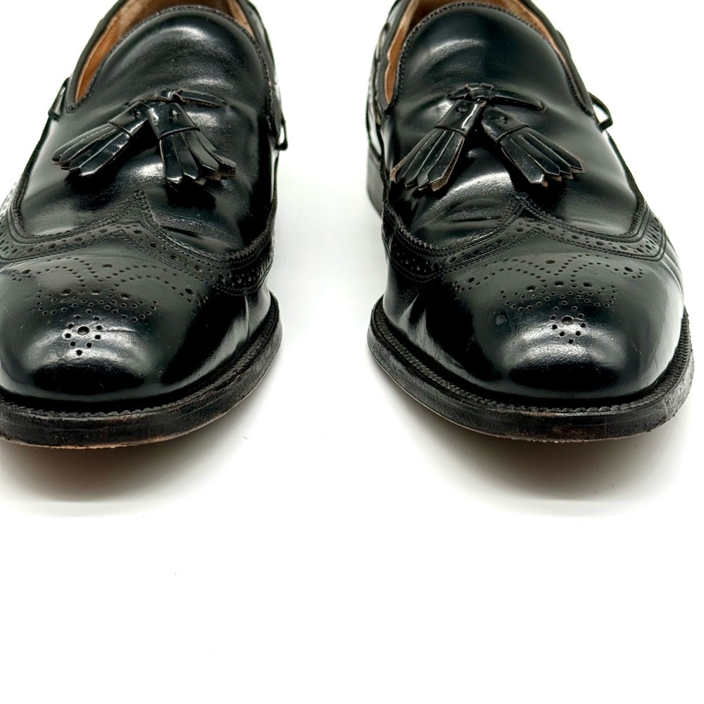 Classic Black Leather Loafers - Picture 3 of 10